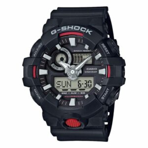 Reloj G-Shock GA-700-1A Doble hora Hombre Pulsera Caucho