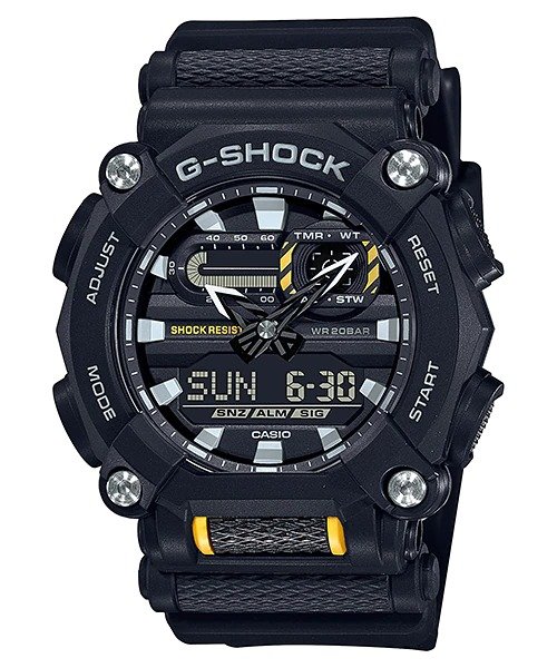 Reloj G-Shock GA-900-1A Doble hora Hombre Pulsera Caucho