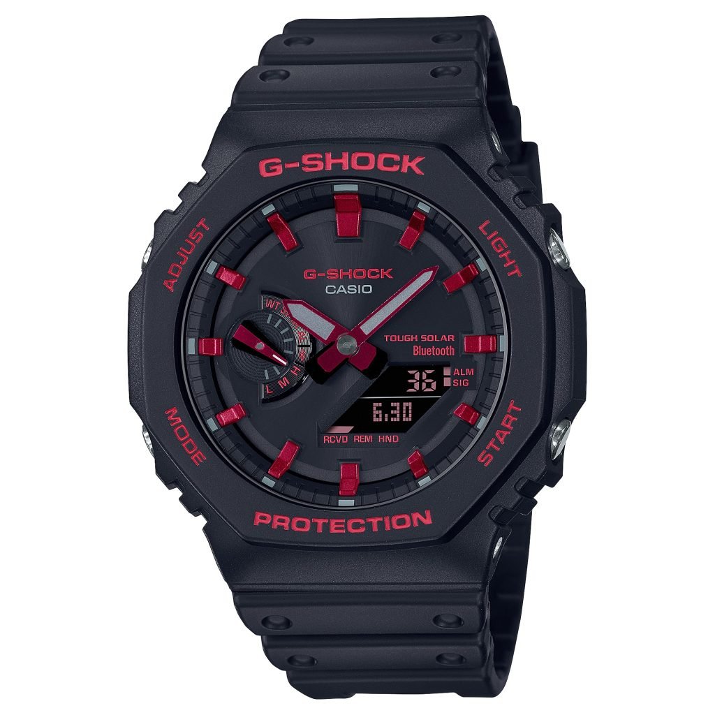 Reloj G-Shock GA-B2100BNR-1A Doble hora Hombre Pulsera Caucho