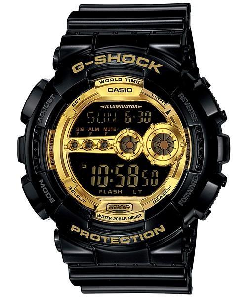 Reloj G-Shock GD-100GB-1 Digital Hombre Pulsera Caucho