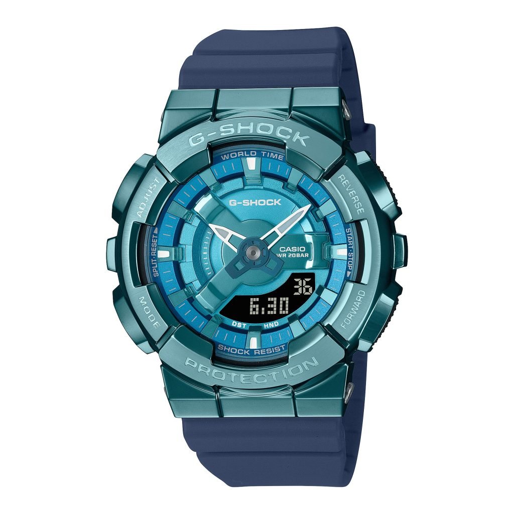 Reloj G-Shock GM-S110LB-2A Doble hora Unisex Pulsera Caucho