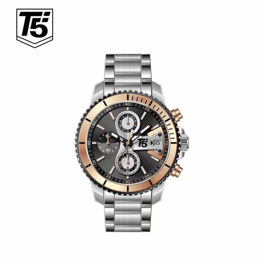 Reloj T5 H3826L-A Análogo Mujer Pulsera Metal