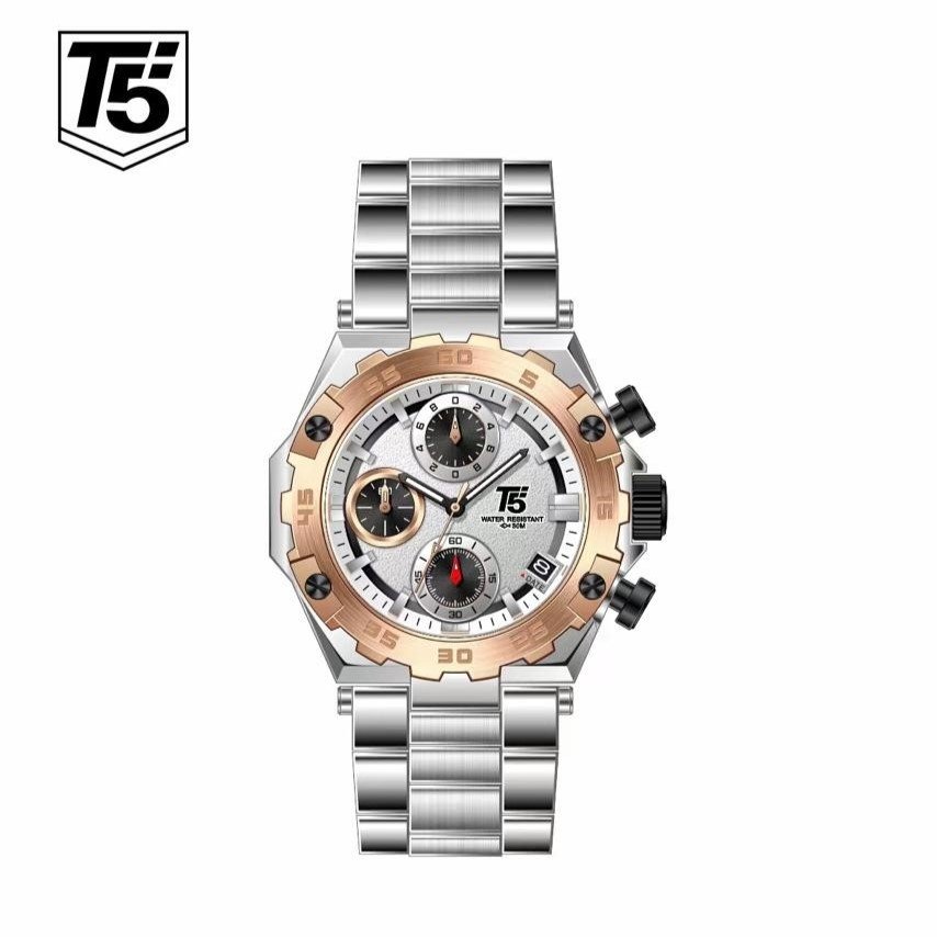 Reloj T5 H3847L-A Análogo Mujer Pulsera Metal