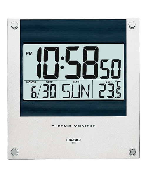 ID-11S-2 Reloj de Pared Casio Color Blanco