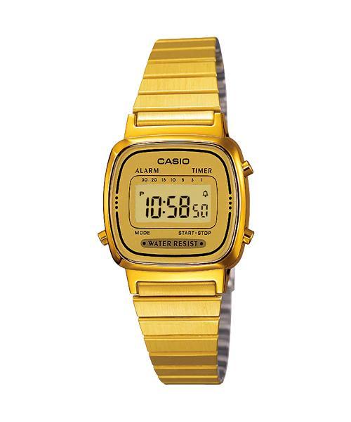 Reloj Casio LA-670WGA-9 Digital Mujer Pulsera Metal