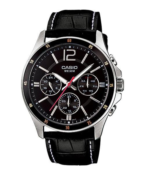 Reloj Casio MTP-1374L-1AV Análogo Hombre Pulsera Cuero