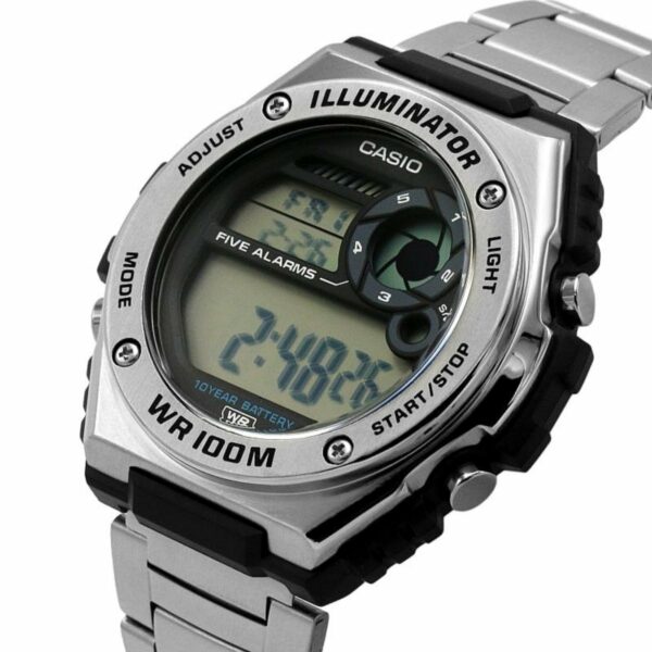 Reloj Casio MWD-100HD-1AV Digital Hombre Pulsera Metal Foto adicional 1