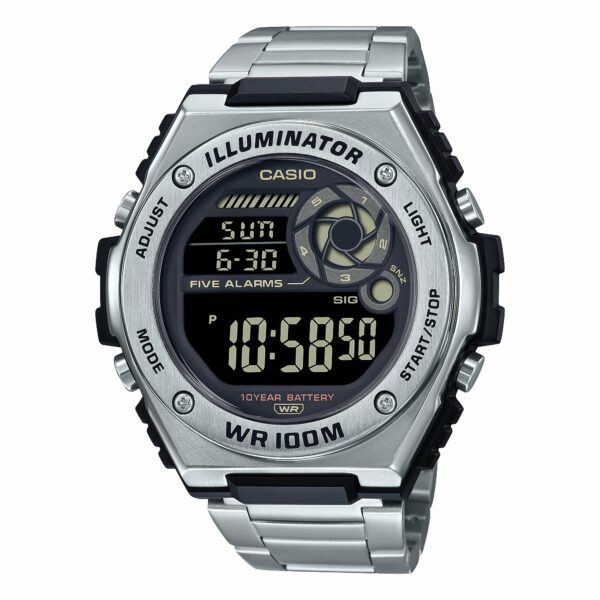 Reloj Casio MWD-100HD-1BV Digital Hombre Pulsera Metal
