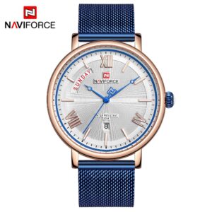 Reloj Naviforce NF3006-RG-BE Análogo Hombre Pulsera Mesh