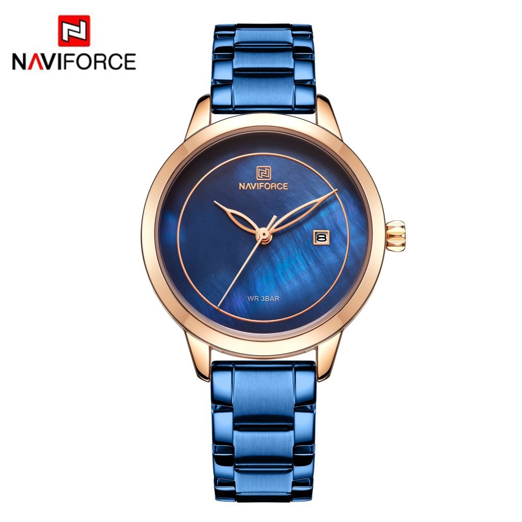 Reloj Naviforce NF5008-RG-BE Análogo Mujer Pulsera Metal