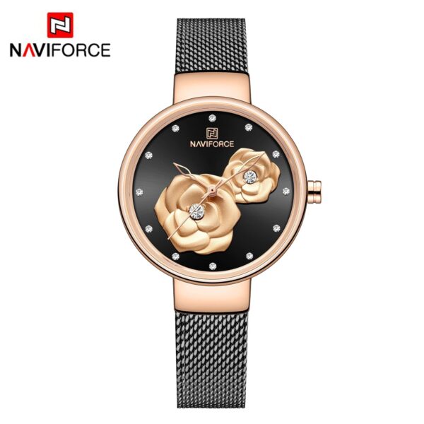Reloj Naviforce NF5013-RG-B-B Análogo Mujer Pulsera Mesh