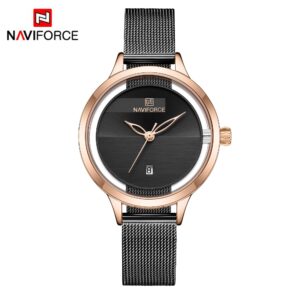 Reloj Naviforce NF5014-RG-B Análogo Mujer Pulsera Mesh