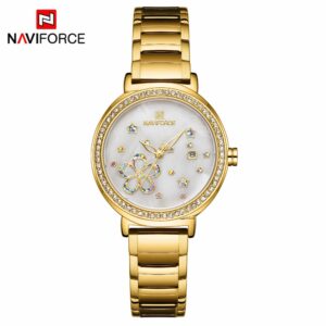 Reloj Naviforce NF5016-G-W Análogo Mujer Pulsera Metal