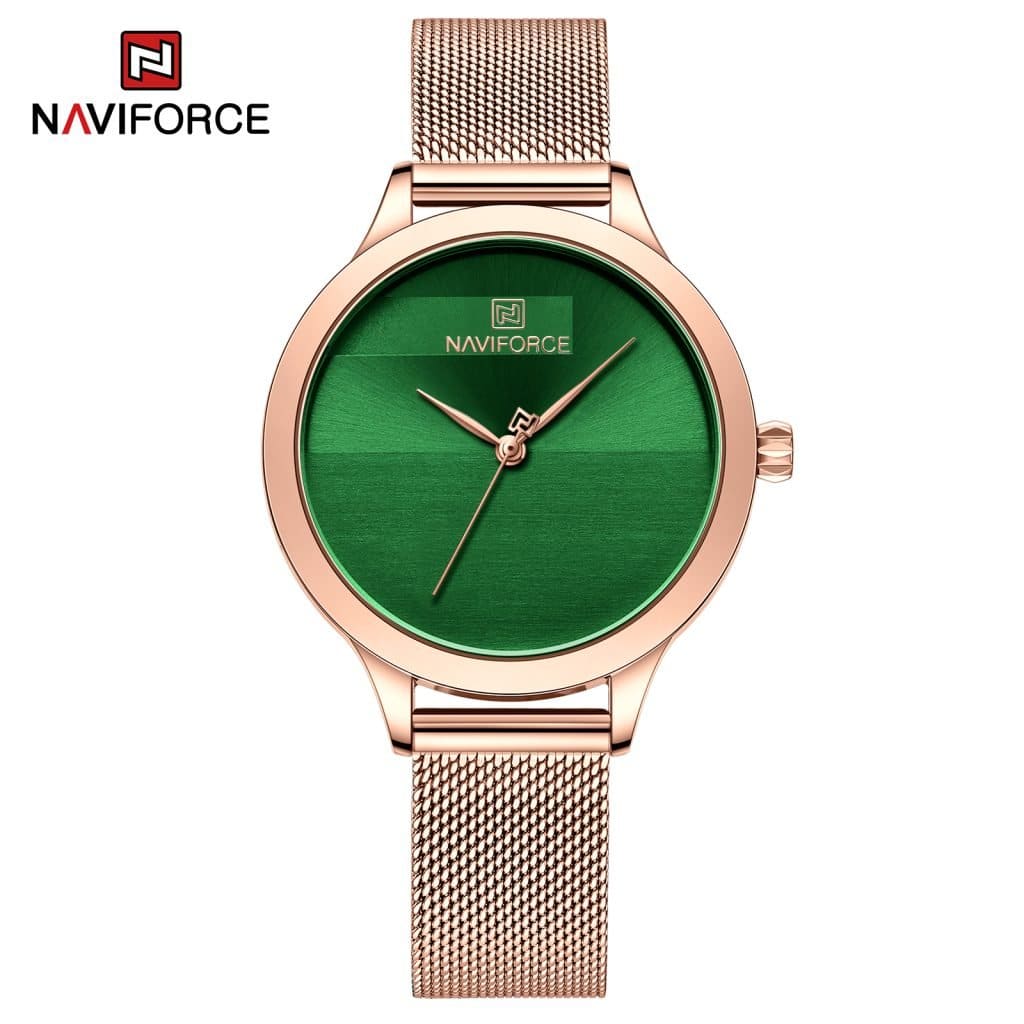 Reloj Naviforce NF5027-RG-GN Análogo Mujer Pulsera Mesh