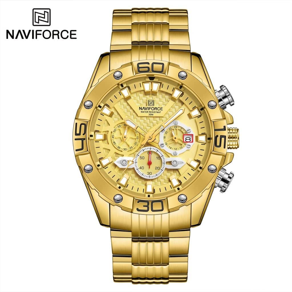 Reloj Naviforce NF8019-G-G Análogo Hombre Pulsera Metal