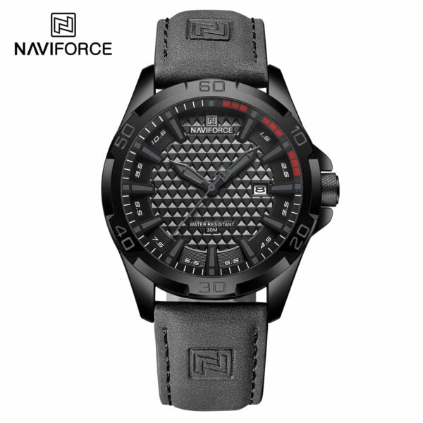 Reloj Naviforce NF8023-B-GY-GY Análogo Hombre Pulsera Cuero