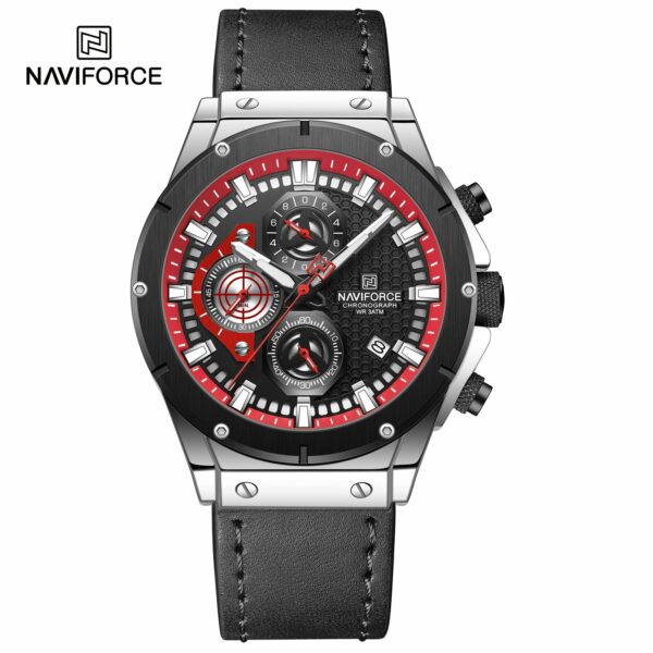 Reloj Naviforce NF8027L-S-B-B Análogo Hombre Pulsera Cuero