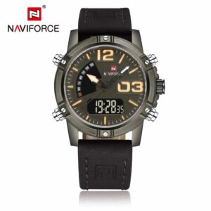 Reloj Naviforce NF9095-B-CE-D.BN Doble hora Hombre Pulsera Cuero