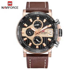 Reloj Naviforce NF9137-RG-B-BN Análogo Hombre Pulsera Cuero