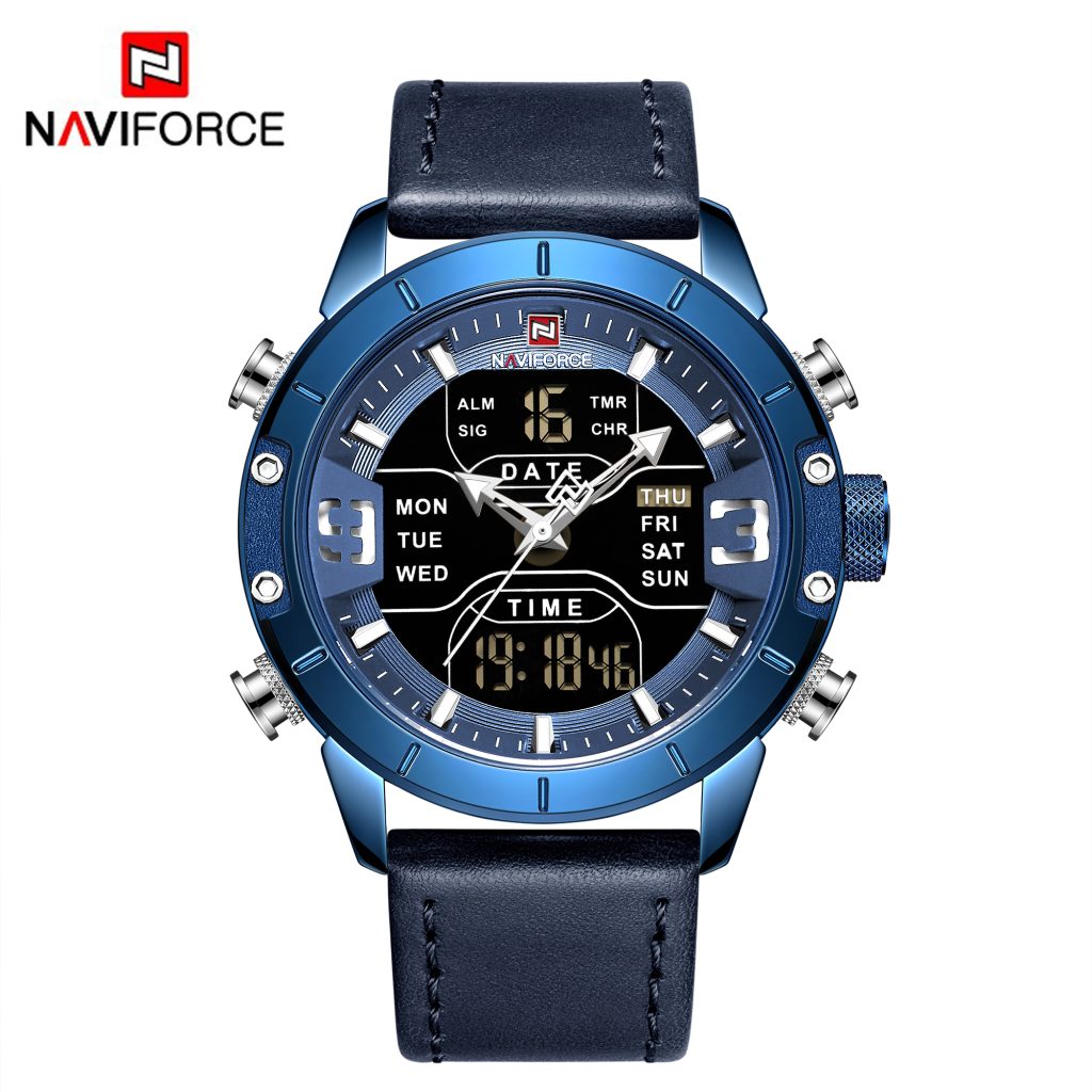 Reloj Naviforce NF9153L-BE-BE-BE Doble hora Hombre Pulsera Cuero