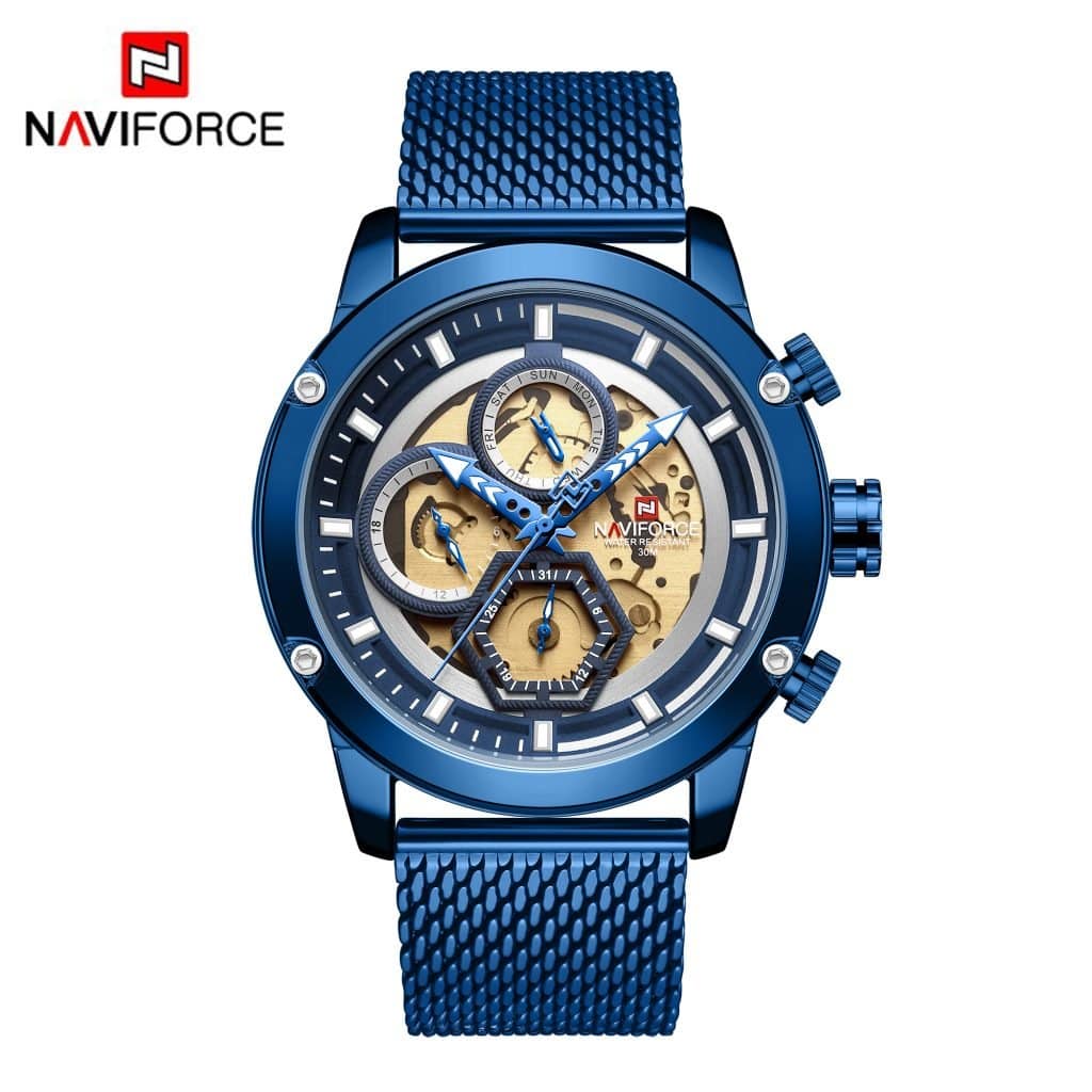 Reloj Naviforce NF9167-BE-BE Análogo Hombre Pulsera Mesh