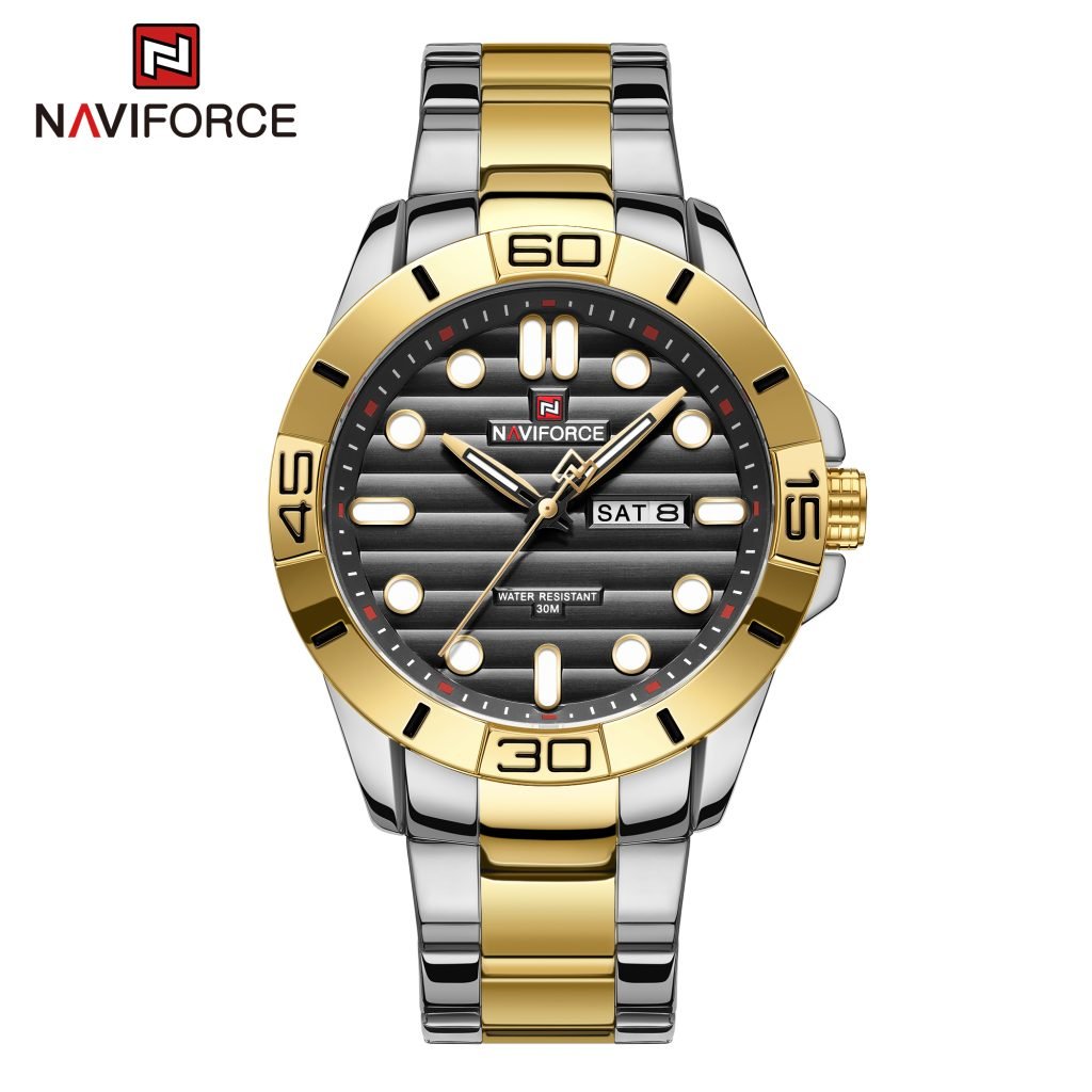 Reloj Naviforce NF9198-G-B Análogo Hombre Pulsera Metal