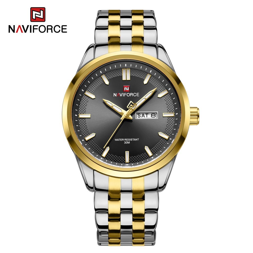 Reloj Naviforce NF9203-G-B Análogo Hombre Pulsera Metal