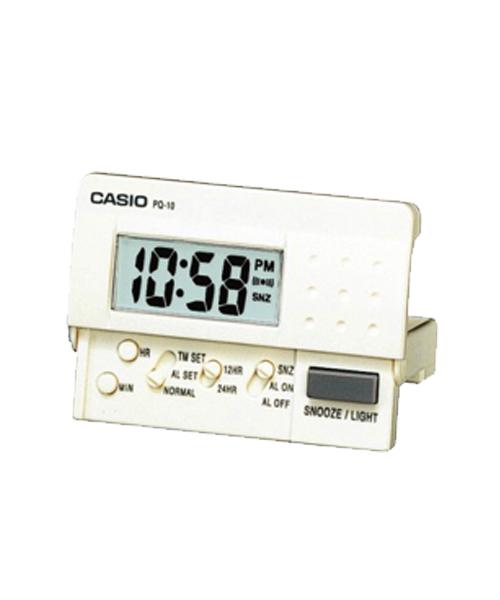 PQ-10-7 Despertador Casio Color Blanco