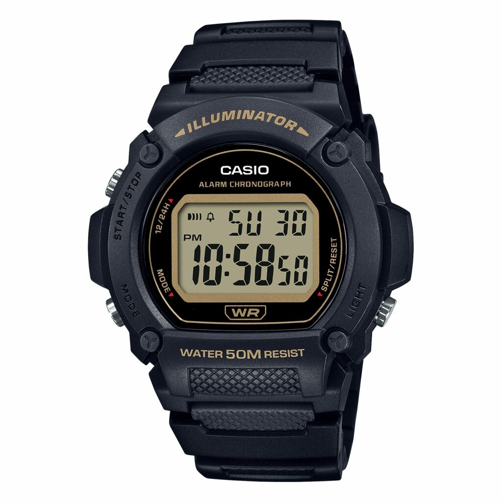 Reloj Casio W-219H-1A2VCF Digital Hombre Pulsera Caucho